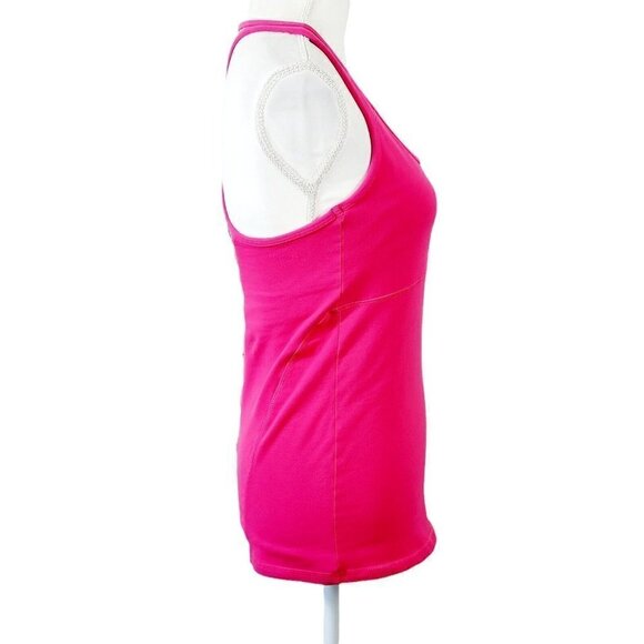 Umbro Racerback Tank Pink Size Medium Built In Bra Thick Fabric Athletic Gym - Picture 4 of 11
